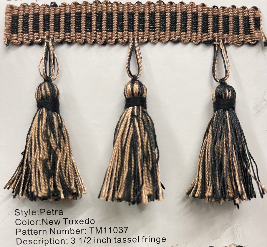 The Lyon Tuxedo Petra 3 1 2 Inches Tassel Fringe NOVELTEX INC